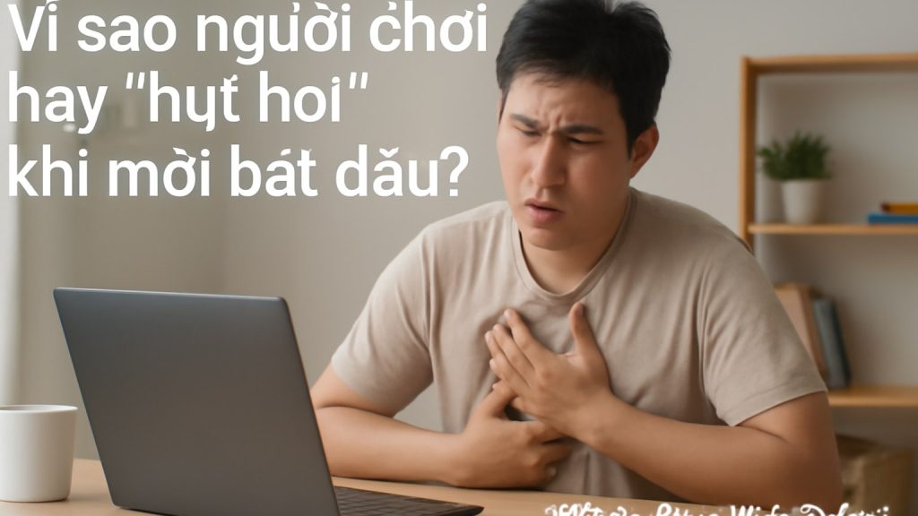 Vì sao người chơi hay “hụt hơi” khi mới bắt đầu? Minh họa: Vì sao người chơi hay “hụt hơi” khi mới bắt đầu?