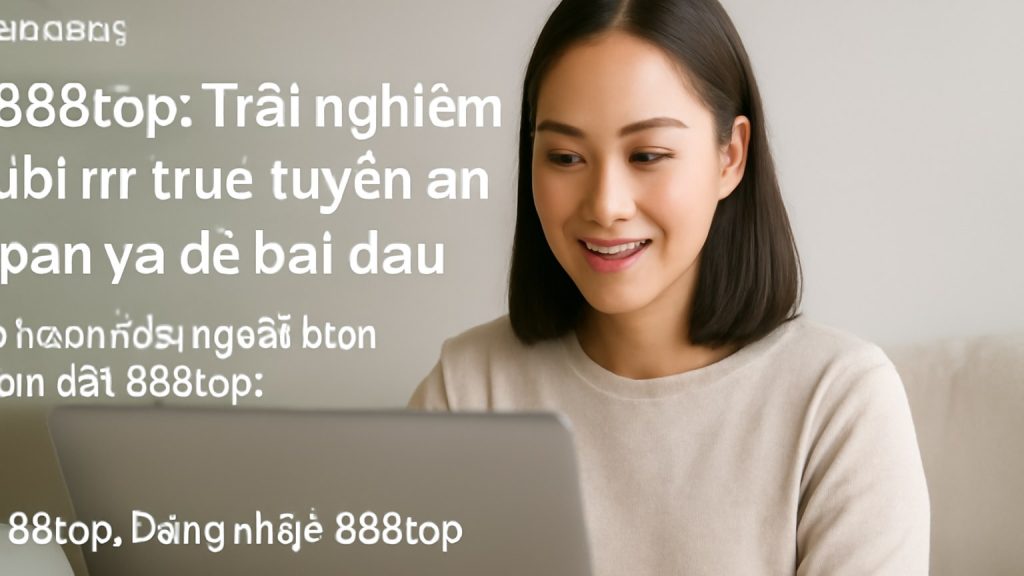 888top: Trải nghiệm giải trí trực tuyến an toàn và dễ bắt đầu