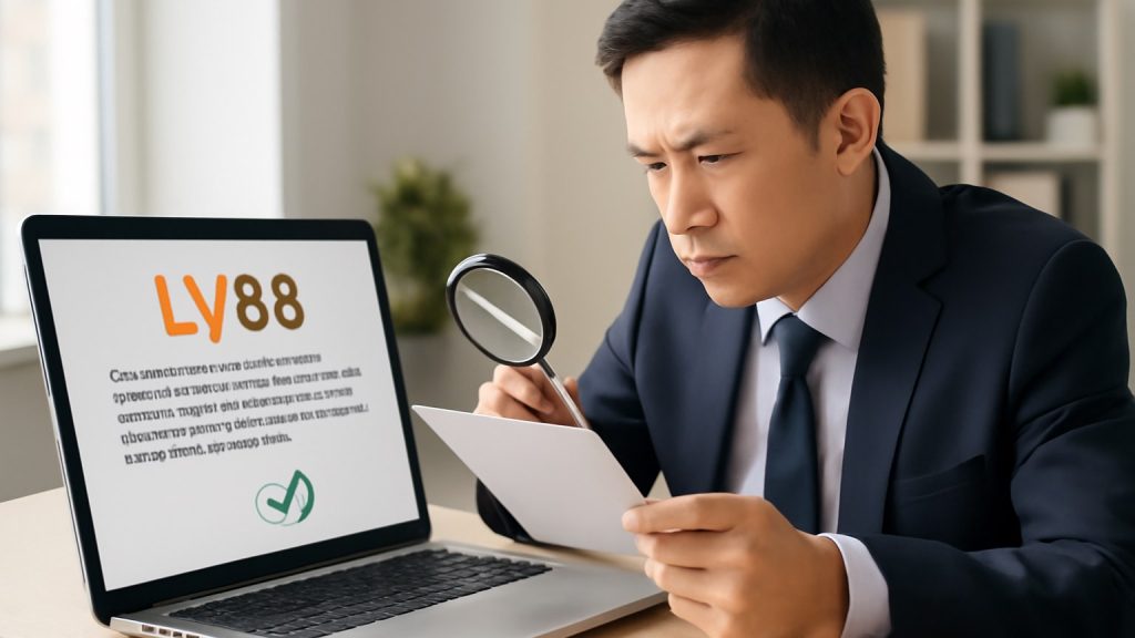 Minh họa: 1) Kiểm tra mức độ minh bạch thông tin và dấu hiệu vận hành nghiêm túc